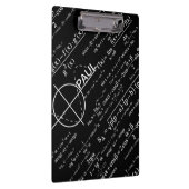 Personalisierte Physik-Geschenke für Physiker Klemmbrett (Rechts)