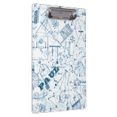 Personalisierte Physikgeschenke für Physiker Clipb Klemmbrett (Rechts)