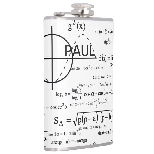 Personalisierte Physikgeschenke für Physiker Flachmann (Rechts)