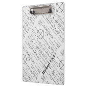 Personalisierte Physikgeschenke für Physiker Klemmbrett (Links)