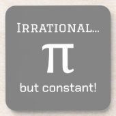 Personalisierte Pi Symbol Math Lover Lehrer, Stude Getränkeuntersetzer (Vorderseite)