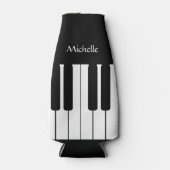 Personalisierte Piano-Keyboard-Musik Flaschenkühler (Vorderseite)