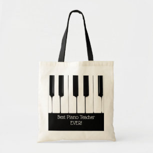 Personalisierte Piano-Keys Tragetasche