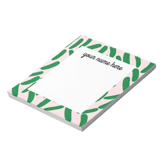 Personalisierte Pickeln Notepad Notizblock (Rotiert)