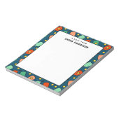 Personalisierte Pickleball-Geschenkideen Notizblock (Rotiert)