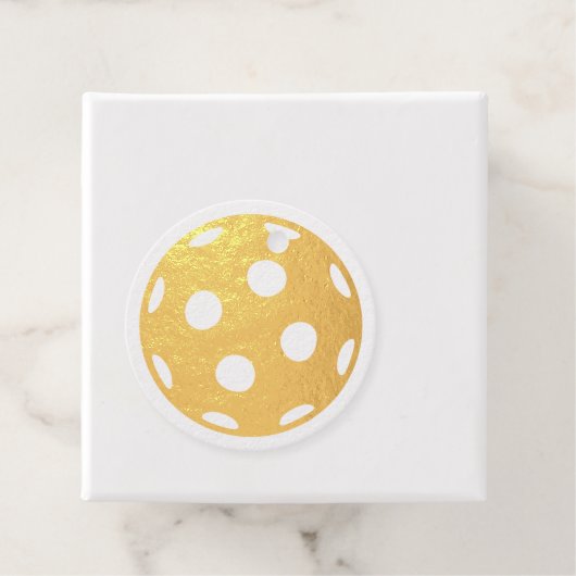 Personalisierte pickleball gold Foil Funtester Tag (Mit Box)