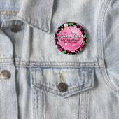 Personalisierte Pickleball-Hochzeitsdusche-Swags Button (Beispiel)