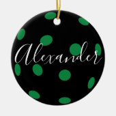 Personalisierte Pickleball Keramik Ornament (Vorne)