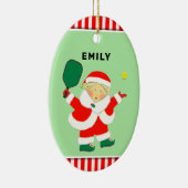 Personalisierte Pickleball-Kollektiv Keramik Ornament (Rechts)