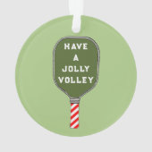 Personalisierte Pickleball-Kollektiv Ornament (Rückseite)
