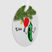 Personalisierte Pickleball-Kollektiv Ornament (Vorderseite)