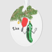 Personalisierte Pickleball-Kollektiv Ornament (Vorderseite)