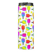 Personalisierte Pickleball-Paddle Thermosbecher (Rückseite)