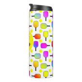 Personalisierte Pickleball-Paddle Thermosbecher (Nach rechts gedreht)