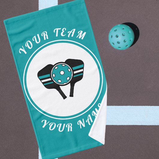 Personalisierte Pickleball-Rackets & Ball Sporty C Handtuch