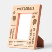 Personalisierte Pickleball-Spielerbegriffe Geätzte Rahmen (Links)