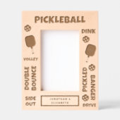 Personalisierte Pickleball-Spielerbegriffe Geätzte Rahmen (Vorderseite)