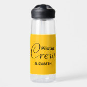 Personalisierte Pilates-Crew Reformer Oder Matte G Trinkflasche (Vorne)