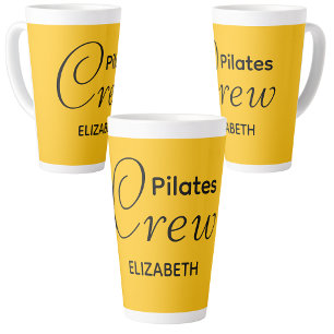 Personalisierte Pilates-Crew-Reformer- oder Matte Milchtasse