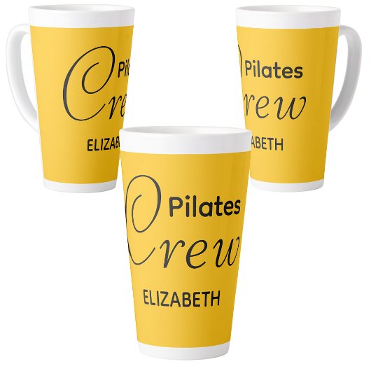 Personalisierte Pilates-Crew-Reformer- oder Matte Milchtasse