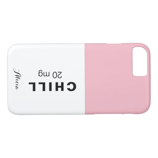 personalisierte Pillenklammer Case-Mate iPhone Hülle (Rückseite (Horizontal))