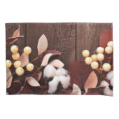 Personalisierte Pillow Hüllen Baumwollzweig in Dun Kissenbezug (Vorderseite-Links)