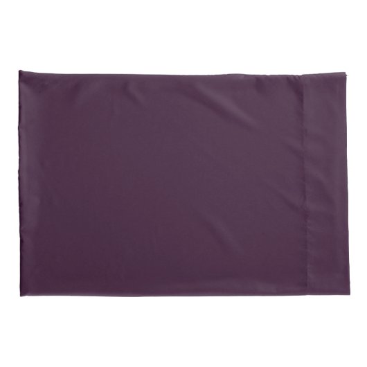 Personalisierte Pillow Hüllen Plum Lila Rose Gold  Kissenbezug (Rückseite-Rechts)