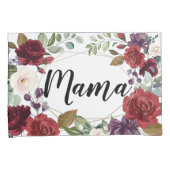 Personalisierte Pillow Hüllen White Roses Gold Geo Kissenbezug (Vorderseite-Rechts)