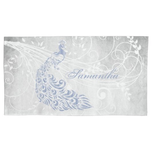 Personalisierte Pillowcases mit Blaupeicher Kissenbezug (Vorderseite-Links)