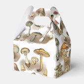 Personalisierte Pilze aus Vintagem Wald Geschenkschachtel (Rückseite)