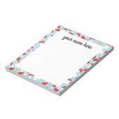 Personalisierte Pilze Notizblock (Rotiert)