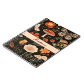 Personalisierte Pilze und Blume fallen Notizblock (Linke Seite)