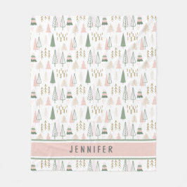 Personalisierte Pine Retreat Whimsistische Fleece