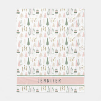 Personalisierte Pine Retreat Whimsistische Fleece