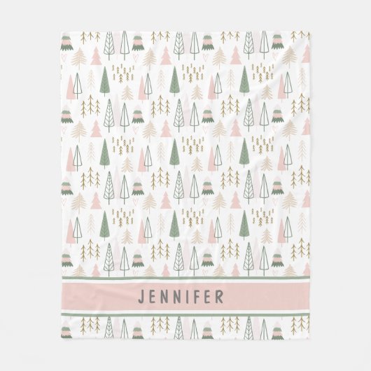 Personalisierte Pine Retreat Whimsistische Fleece (Vorderseite)