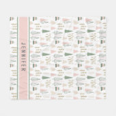 Personalisierte Pine Retreat Whimsistische Fleece (Vorderseite (Horizontal))