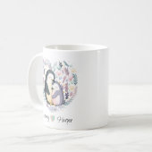 Personalisierte Pinguin-Liebe-Tasse Kaffeetasse (Vorderseite Links)