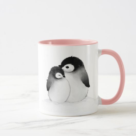 Personalisierte Pinguin-Tasse Tasse (Rechts)