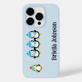 Personalisierte Pinguine für den Winter Case-Mate iPhone Hülle (Rückseite)