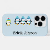 Personalisierte Pinguine für den Winter Case-Mate iPhone Hülle (Rückseite (Horizontal))