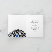 Personalisierte Pinguine Weihnachten (Innenseite)