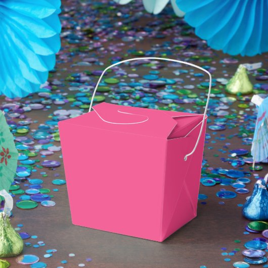 Personalisierte Pink Gefälligkeitsboxen - Ausnehme Geschenkschachtel (Party)