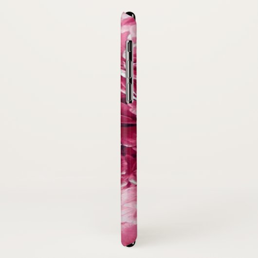 Personalisierte Pink-Peonies-Cluster Case-Mate iPhone Hülle (Hinten/Links)