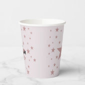 Personalisierte Pink Star Paper Cups Pappbecher (Links)