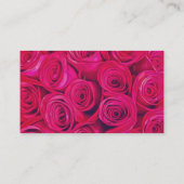 Personalisierte PinkRoses Geschäfts-Karten, 100 Visitenkarte (Rückseite)