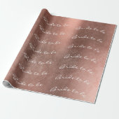 Personalisierte Pinselbrille als Rosa Geschenkpapier (Ungerollt)