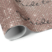 Personalisierte Pinselbrille als Rosa Geschenkpapier (Rolleneckpunkt)