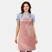 Personalisierte Pinselstriche Schürze (Getragen)