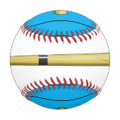 Personalisierte Pinstripe Baseball (Rückseite)