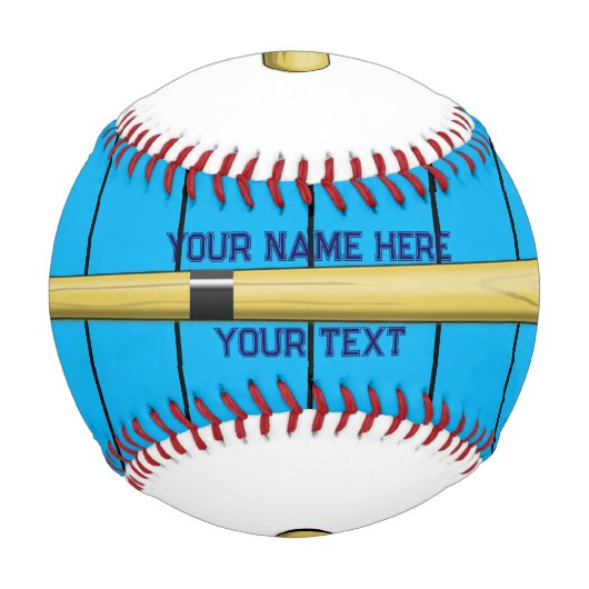 Personalisierte Pinstripe Baseball (Vorderseite)